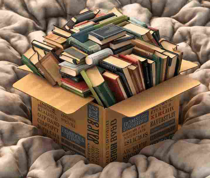 A Large Box of Books