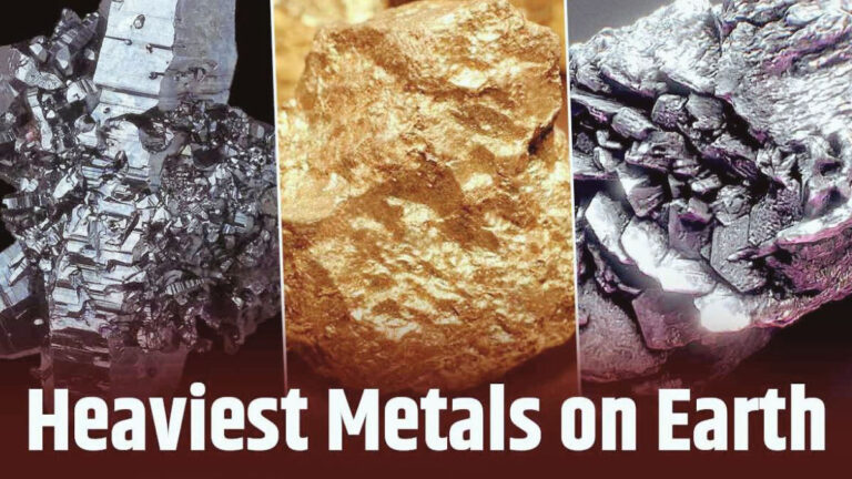 Heaviest Metals on Earth